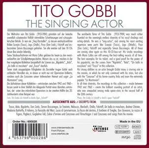 Tito Gobbi – The Singing Actor (10CD Box Set, 2013)