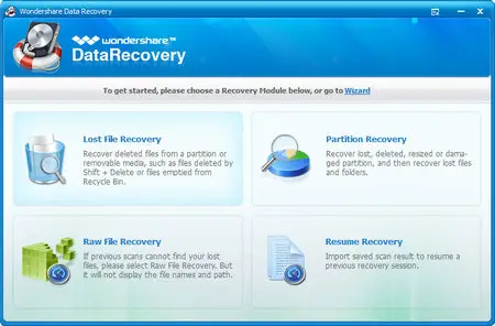 Wondershare Data Recovery 4.0.2.5 Portable