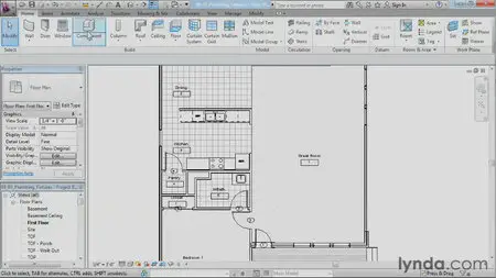 Designing a House in Revit Architecture (by Lynda, 2012)