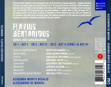 Alessandro de Marchi, Academia Montis Regalis - Telemann: Flavius Bertaridus (2012)