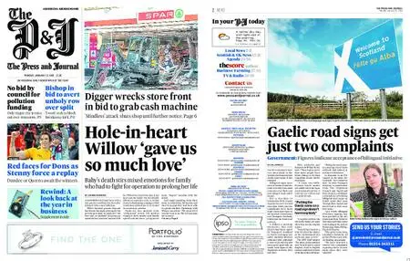 The Press and Journal Aberdeenshire – January 21, 2019