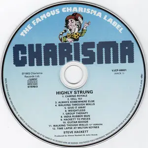 Steve Hackett - Highly Strung (1983) [Virgin/Charisma VJCP-68801, Japan]