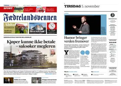 Fædrelandsvennen – 05. november 2019