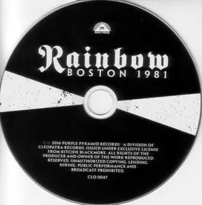 Rainbow - Boston 1981 (2016) {Japanese Edition}