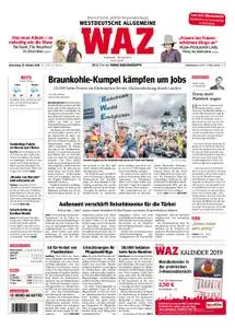 WAZ Westdeutsche Allgemeine Zeitung Essen-Postausgabe - 25. Oktober 2018