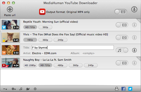 MediaHuman YouTube Downloader 3.9.8.6 Mac OS X