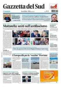 Gazzetta del Sud Cosenza - 26 Aprile 2024