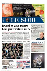 LE SOIR 10 SEPTEMBRE 2010