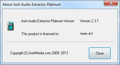 AoA Audio Extractor Platinum 2.3.7