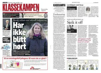 Klassekampen – 29. november 2017