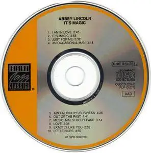 Abbey Lincoln - It's Magic (1958) {1990 OJC}