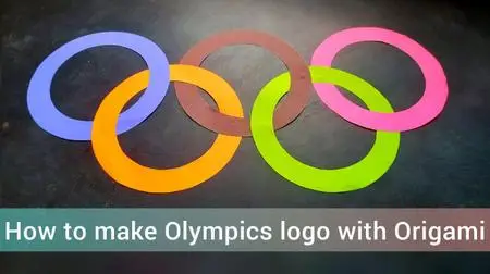 How to make Olympic logo with Origami