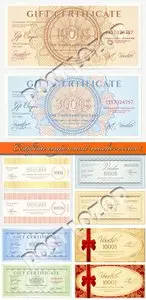 Certificate coupon and voucher vector 3