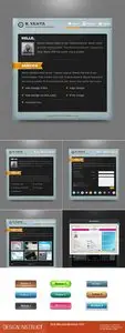 Graphics - Slick Elegant vCard and Modern Buttons