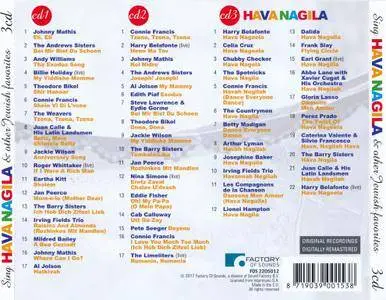VA - Famous Recording Artists: Sing Hava Nagila & Other Jewish Favorites (2017) {3CD Box Set, Remastered}