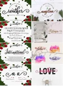 CM - routher - beautiful script font 3385771