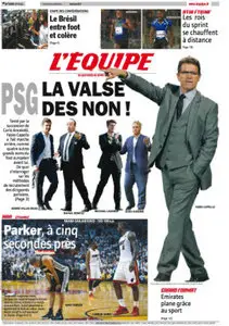L'Equipe - Jeudi 20 Juin 2013