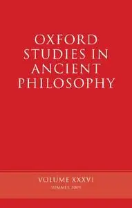 Oxford Studies in Ancient Philosophy: Volume 36