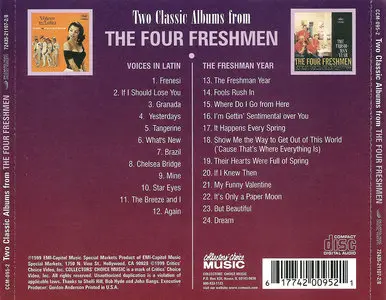 The Four Freshmen - Voices in Latin (1958) + The Freshman Year (1961) [2LP in 1CD, 1999]