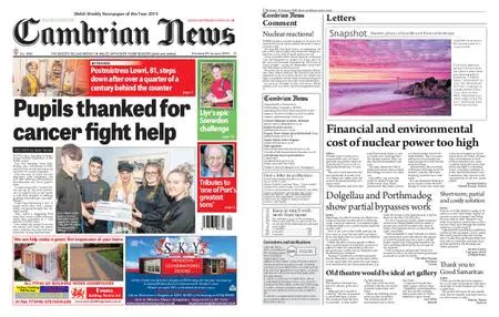 Cambrian News Arfon & Dwyfor – 31 January 2020