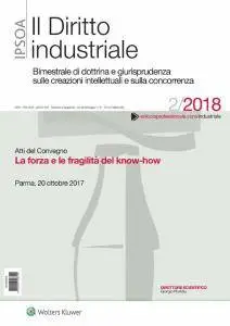 Il Diritto Industriale - Maggio 2018