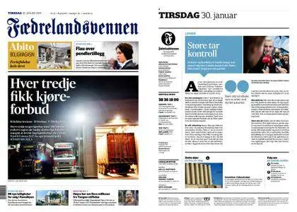 Fædrelandsvennen – 30. januar 2018