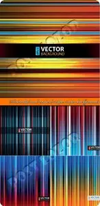 Horizontal and vertical stripes vector backgrounds