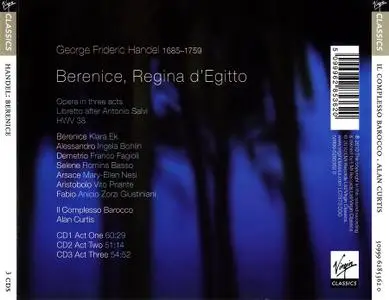 Alan Curtis, Il Complesso Barocco - Handel: Berenice (2010)