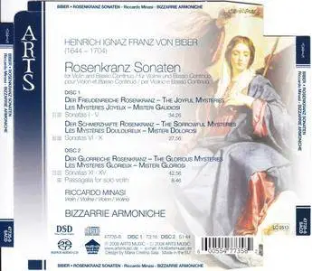 Bizzarrie Armoniche, Ricardo Minasi - Biber: Rosenkranz Sonaten (2008)