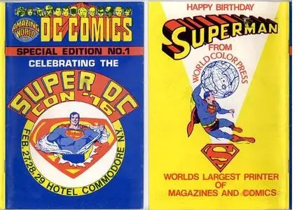 Fills!- Amazing World of DC Comics Special Edition 1976 Super DC Con