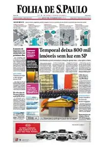 Folha de São Paulo - 14 de janeiro de 2015 - Quarta 