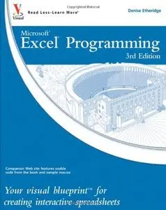 Excel Programming: Your visual blueprint for creating interactive spreadsheets (repost)