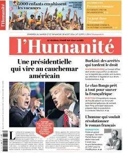 L'Humanité - 26 au 28 Août 2016