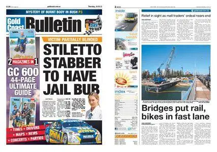 The Gold Coast Bulletin – October 18, 2012