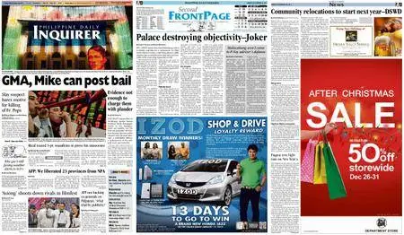 Philippine Daily Inquirer – December 30, 2011