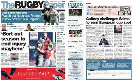 The Rugby Paper – January 14, 2018