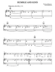 Humble And Kind - Tim McGraw (Piano-Vocal-Guitar)