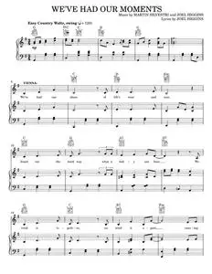 We've Had Our Moments - Joel Higgins, Johnny Guitar Musical (Piano-Vocal-Guitar)