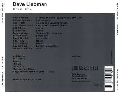 Dave Liebman - Drum Ode (1974) {ECM 1046}