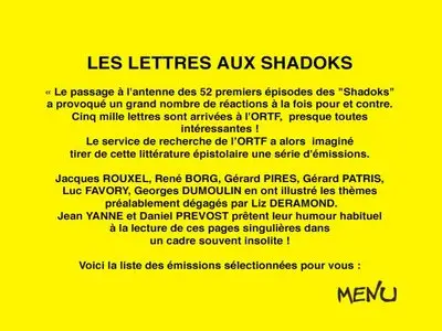 Les Shadoks Edition Intégrale DVD 5/5