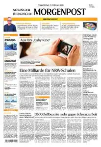 Solinger Morgenpost – 21. Februar 2019