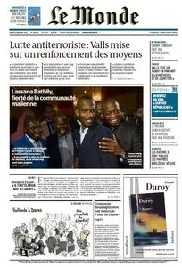 Le Monde du Jeudi 22 Janvier 2015