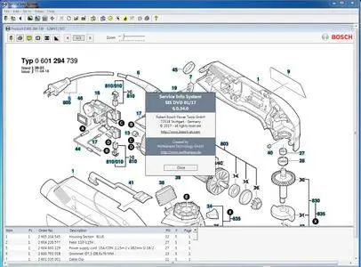 BOSCH Service Info System 2017 version 6.0.34.0
