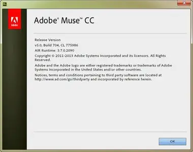 Adobe Muse CC 5.0 Build 704