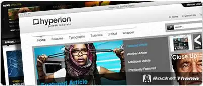 Hyperion - June 08 Joomla Templates