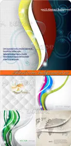 Abstract vector background set 047