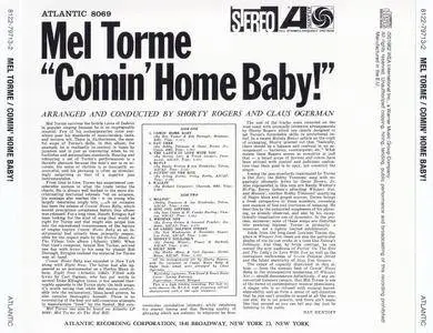 Mel Torme - Comin' Home Baby! (1962) {2012 Japan Jazz Best Collection 1000 Series 24bit Remaster WPCR-27148}