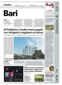 la Repubblica Bari - 17 Agosto 2018