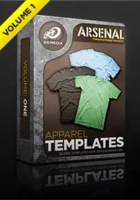 Go Media's Arsenal Shirt Mockup Templates. Volume 1