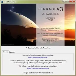 Planetside Terragen Pro Animation 3.1.02.0 (x86/x64)